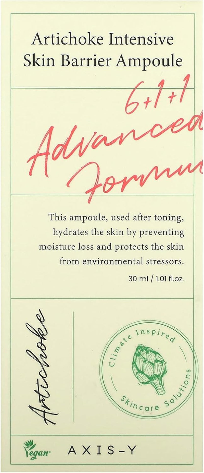 - Artichoke Intensive Skin Barrier Ampoule - 30Ml