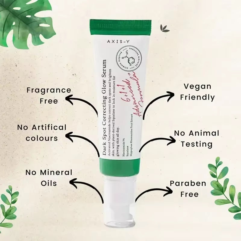 AXIS-Y Dark Spot Repair Brightening Serum 5% Niacinamide Face Dark Spot Remover - Korean Vegan Skincare Niacinamide Serum